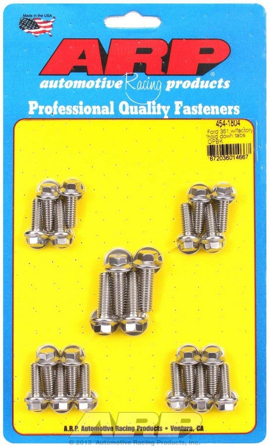 SBF Oil Pan Bolt Kit - 4541804 Vinyasa Automotive
