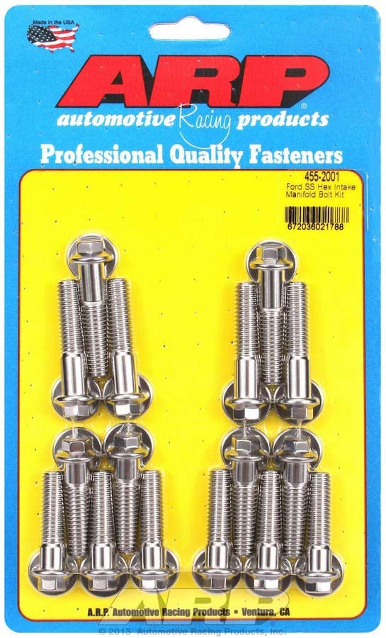 Stainless Hex Intake Manifold Bolt Kit - 4552001 Vinyasa Automotive