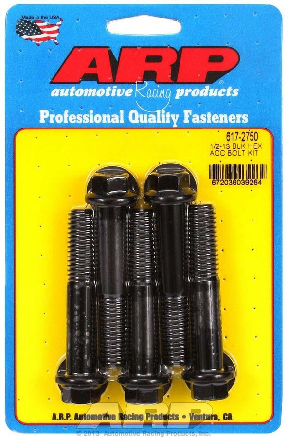 1/2-13 x 2.750 6pt Bolt Kit (5pk) - 6172750 Vinyasa Automotive