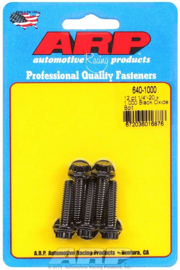 Bolt Kit - 12pt. (5) 1/4-20 x 1.000 - 6401000 Vinyasa Automotive