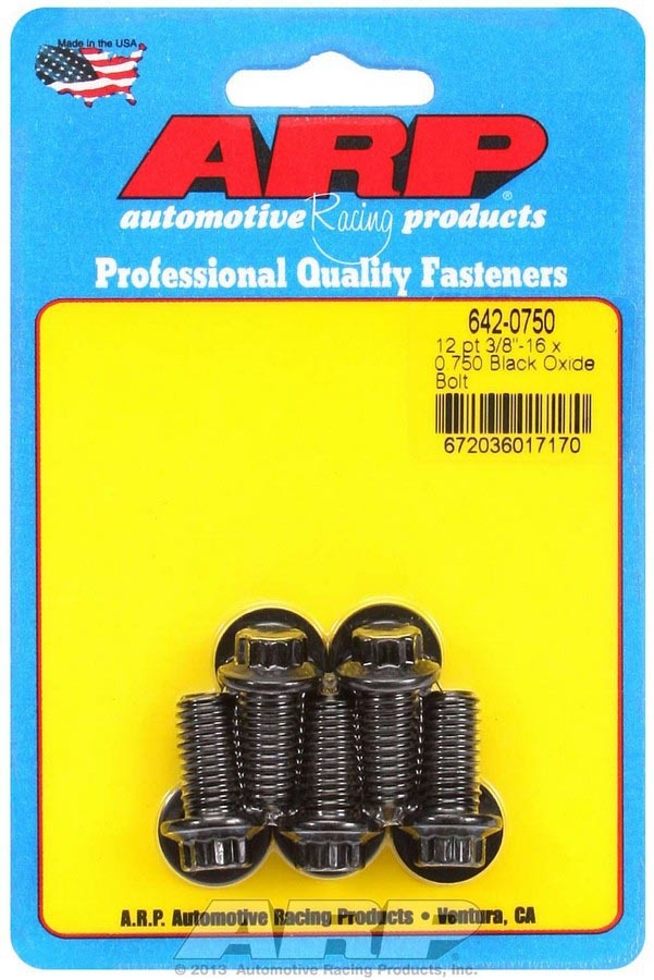 Bolt Kit - 12pt. (5) 3/8-16 x .750 - 6420750 Vinyasa Automotive