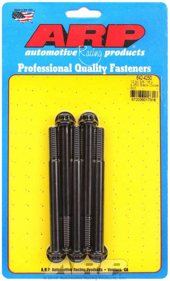 Bolt Kit - 12pt - 5pk 3/8-16 x 4.250 - 6424250 Vinyasa Automotive