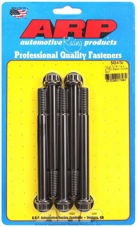 Bolt Kit 12pt 5pk 7/16-14 x 4.750 - 6434750 Vinyasa Automotive