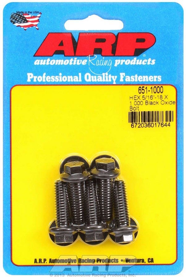 Bolt Kit - 6pt. (5) 5/16-18 x 1.000 - 6511000 Vinyasa Automotive