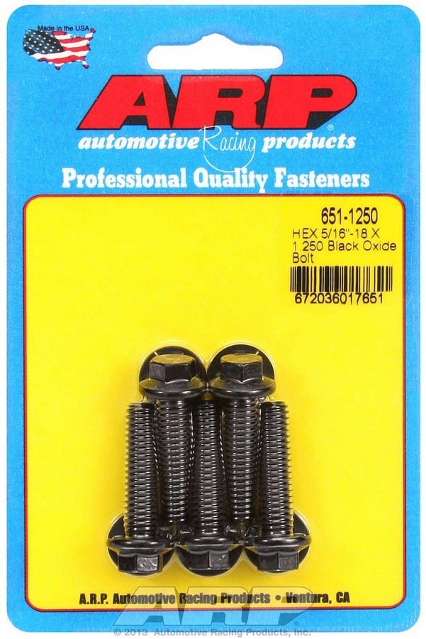 Bolt Kit - 6pt. (5) 5/16-18 x 1.250 - 6511250 Vinyasa Automotive