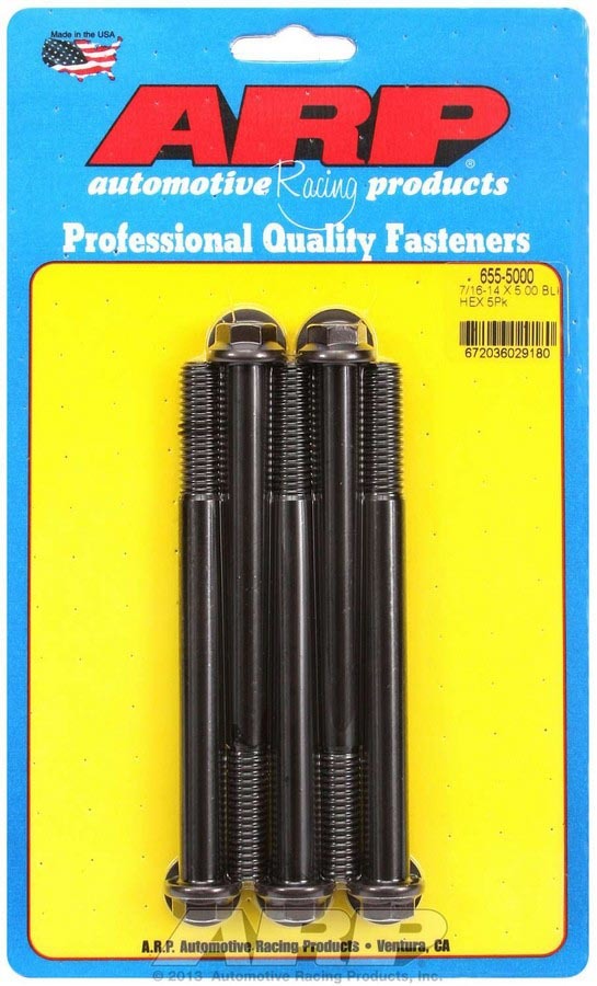 Bolt Kit - 6pt. (5) 7/16-14 x 5.000 - 6555000 Vinyasa Automotive