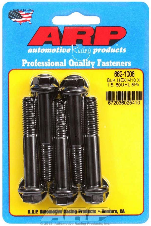 Bolt Kit - 6pt. (5) 10mm x 1.5 x 60mm - 6621008 Vinyasa Automotive