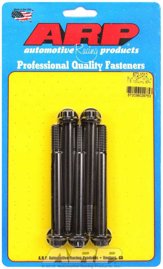 Bolt Kit - 12pt. (5) 10mm x 1.5 x 100mm - 6721012 Vinyasa Automotive