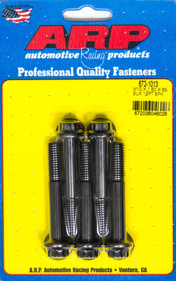 Bolt Kit - 12pt. (5) 10mm x 1.5 x 65mm - 6721013 Vinyasa Automotive