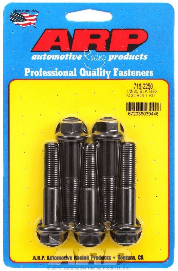 Bolt Kit - 6pt. (5pk) 1/2-20 x 2.250 - 7162250 Vinyasa Automotive