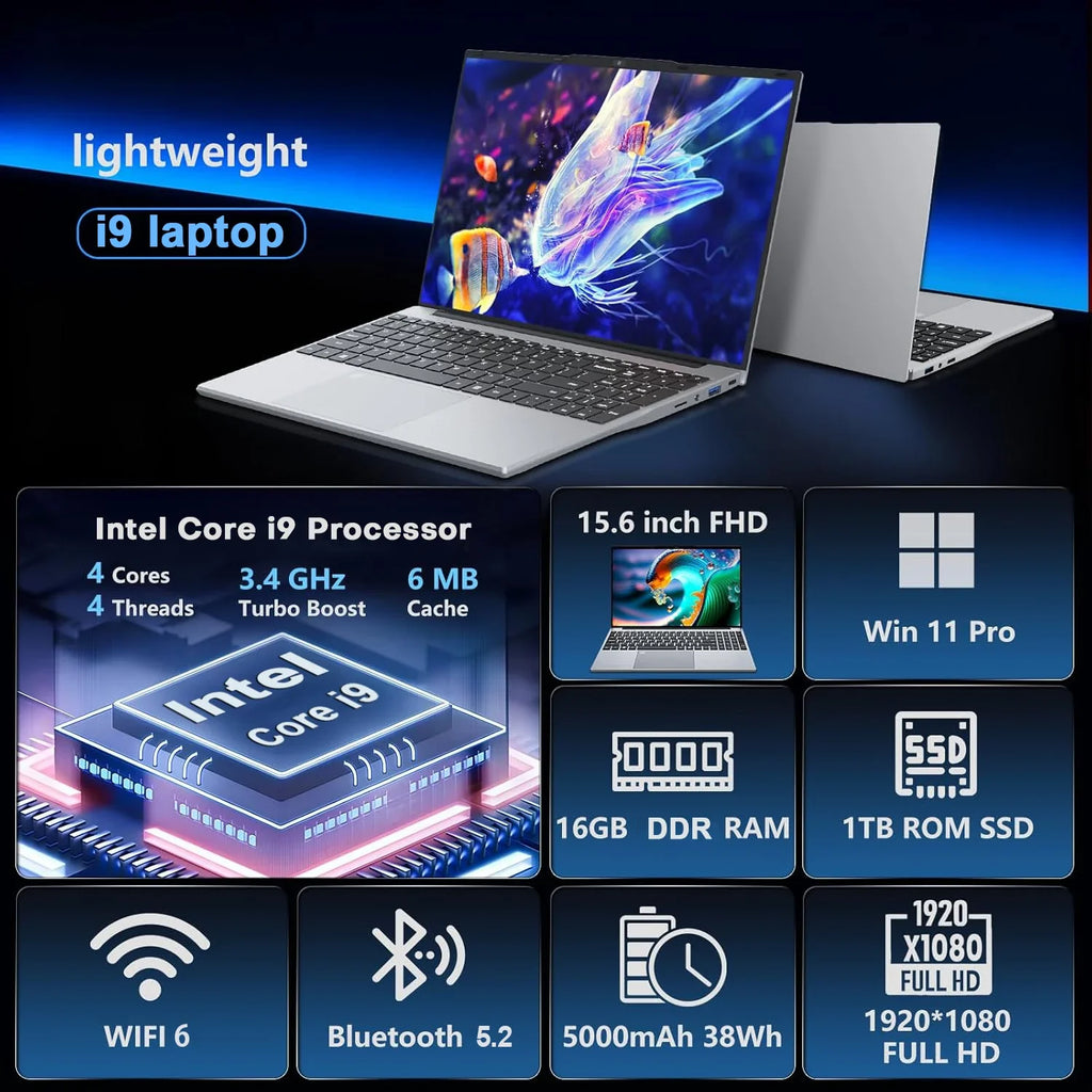 Core I9 Gaming Laptop 10980HK 16GB RAM 1TB SSD Notebook S And B Enterprise