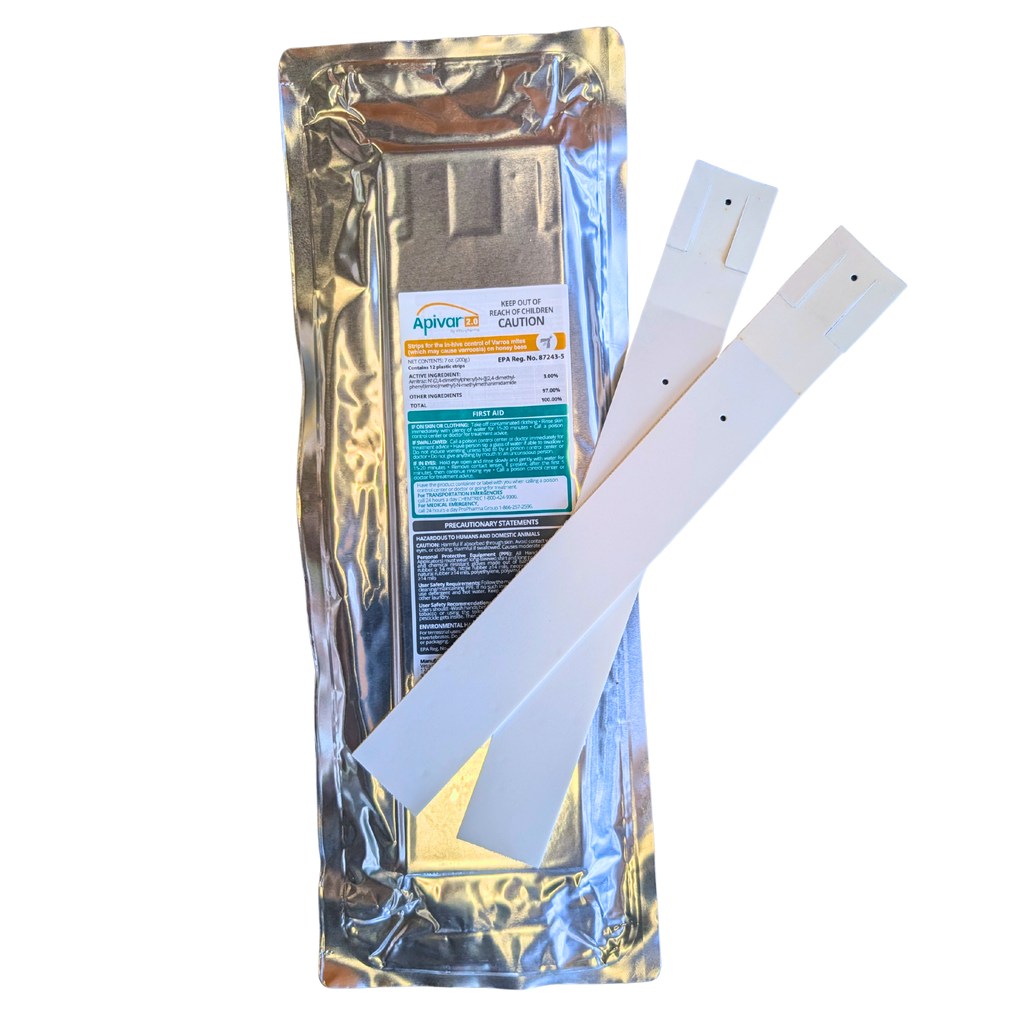 Apivar 2.0 Varroa Mite Strips Foxhound Bee Company