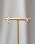 Silver In Bloom Huggie Hoop Downeast