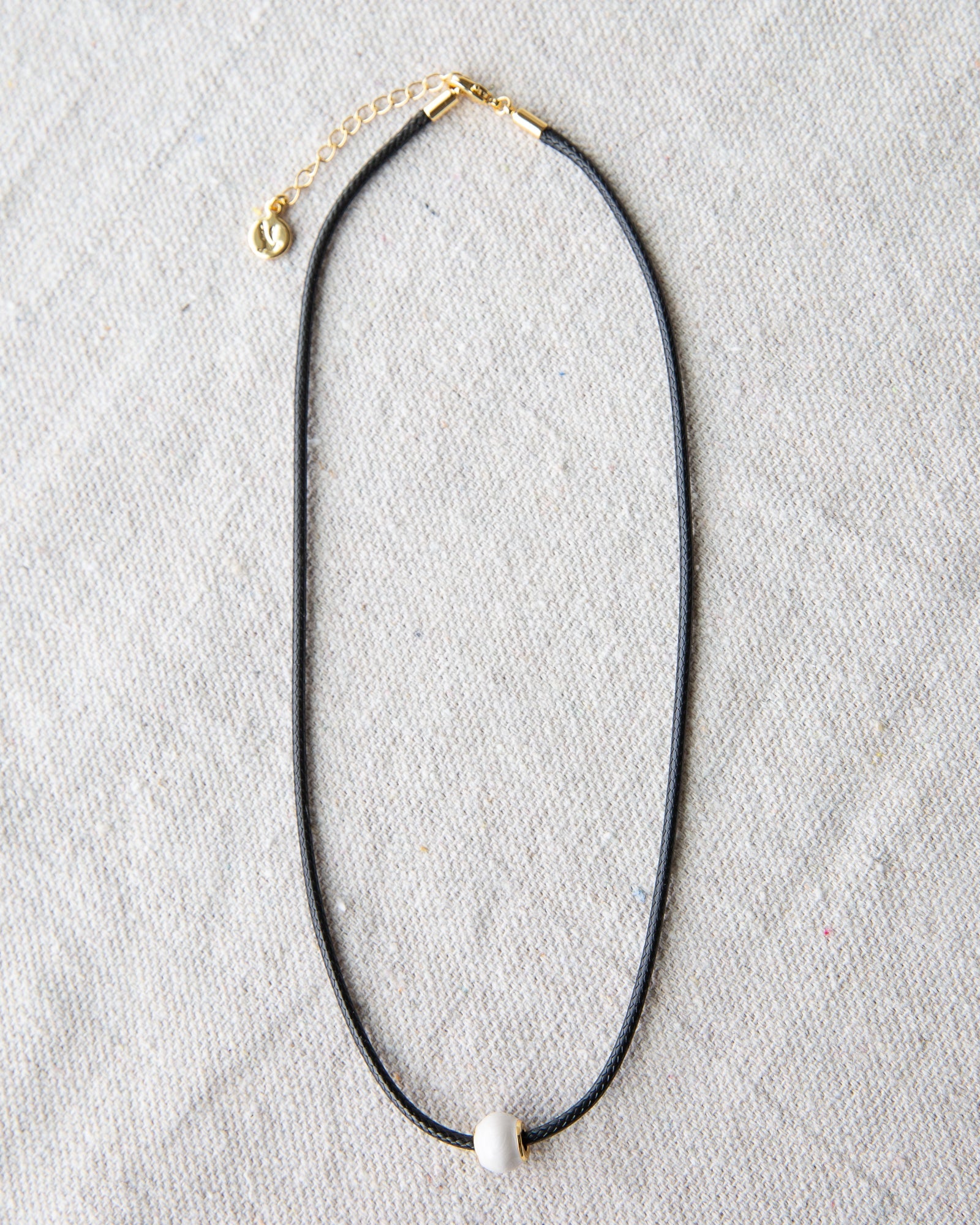 Pearl and Cord Necklace Downeast