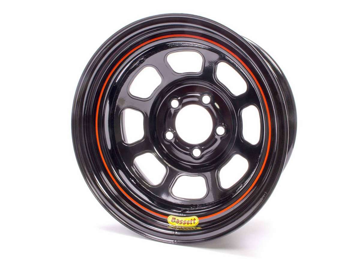 15x7 5x4.5 Black Rolled - 57RF3 Vinyasa Automotive