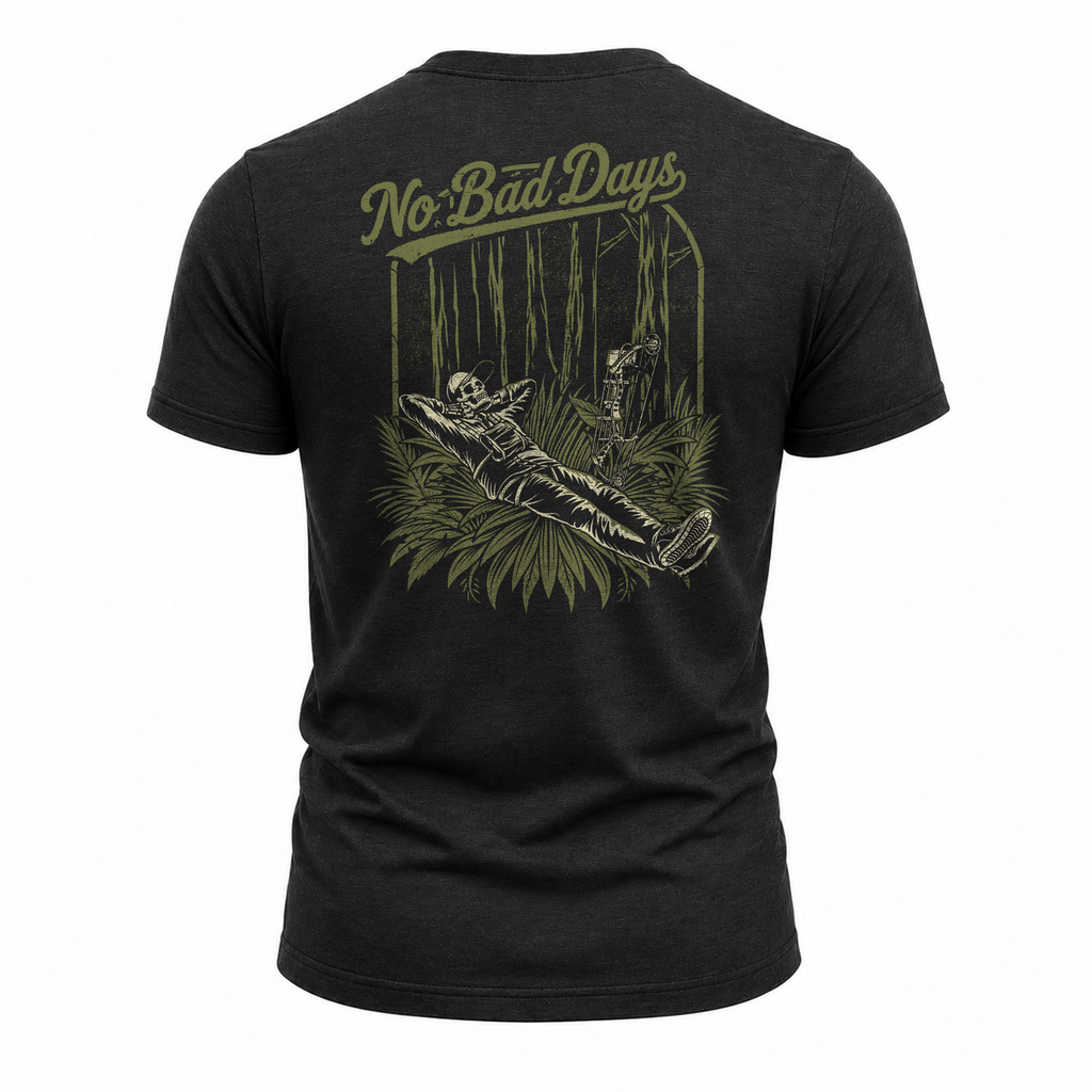 "No Bad Days" Tee Bow Crew Apparel - Bow Hunting Lifestyle Apparel