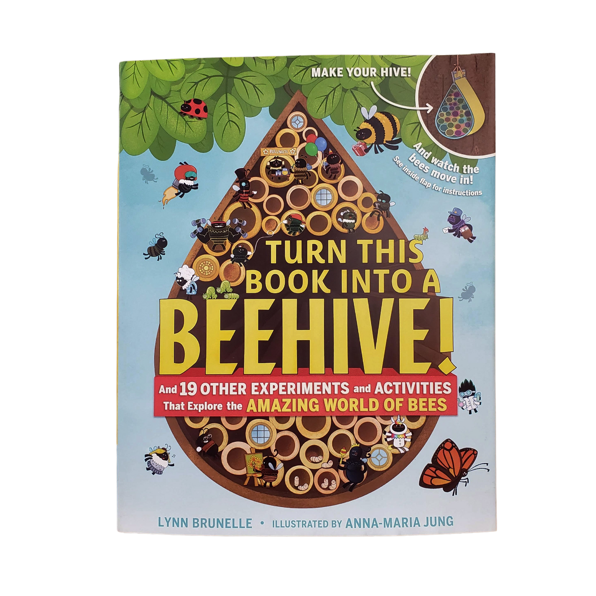 Turn This Book Into A Beehive - Book Foxhound Bee Company