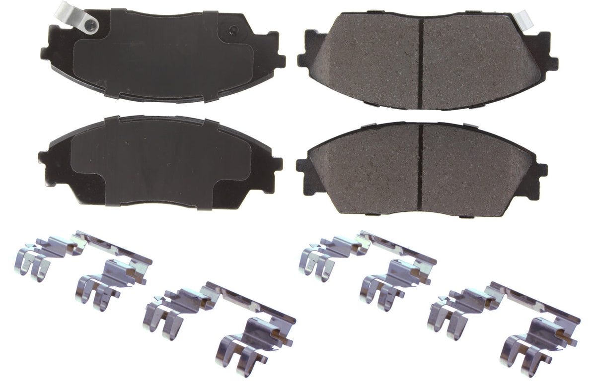 Posi-Quiet Ceramic Brake Pads with Shims and Har - 1050373 Vinyasa Automotive