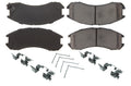 Posi-Quiet Ceramic Brake Pads with Shims and Har - 1050399 Vinyasa Automotive