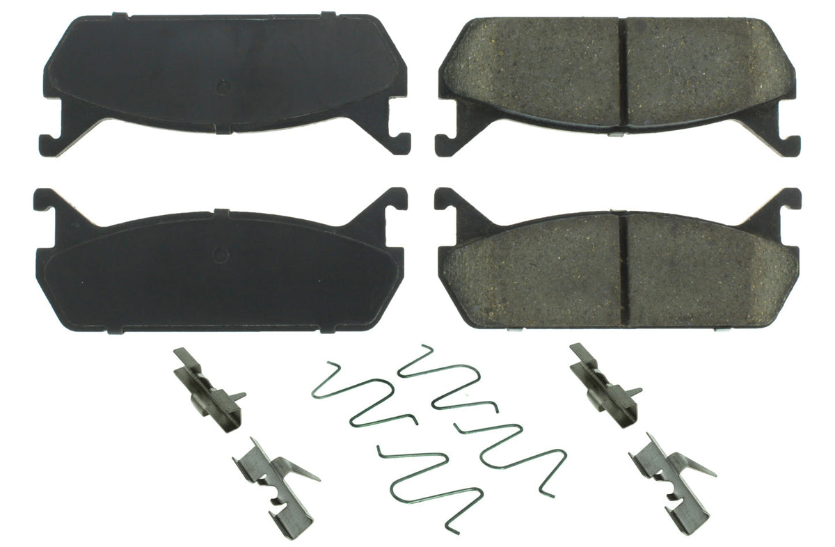Posi-Quiet Ceramic Brake Pads with Shims and Har - 1050458 Vinyasa Automotive