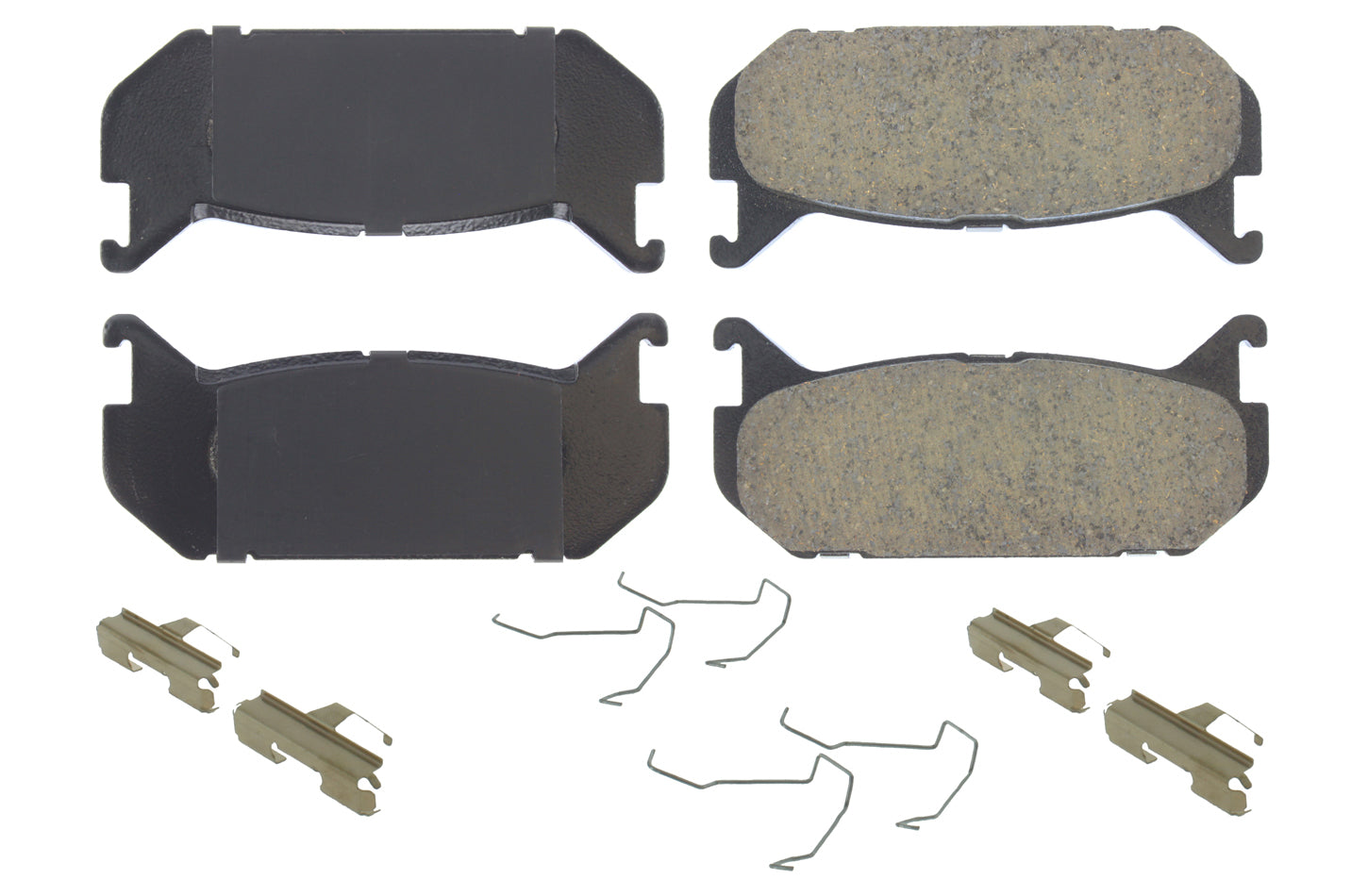Posi-Quiet Ceramic Brake Pads with Shims and Har - 1050584 Vinyasa Automotive
