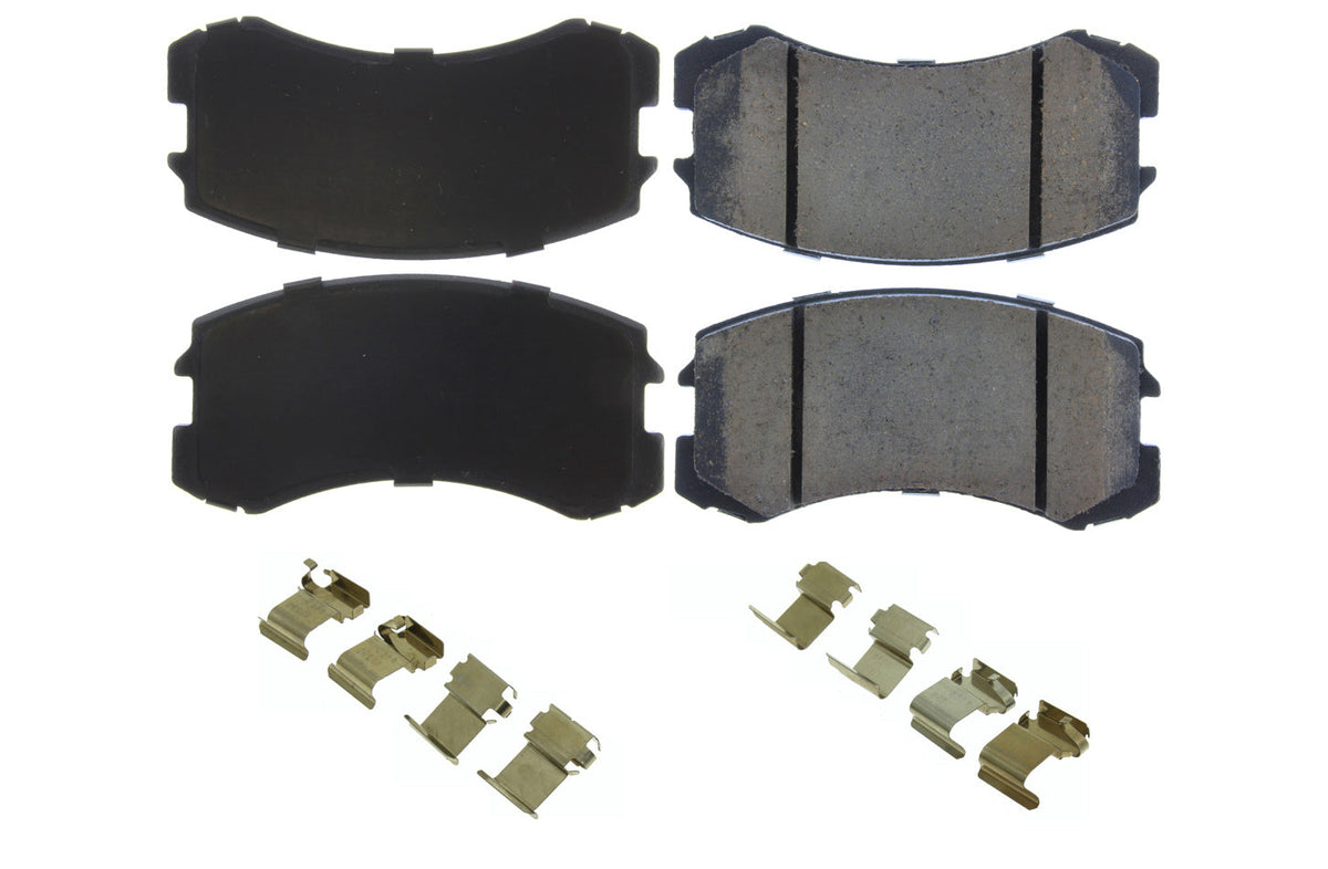Posi-Quiet Ceramic Brake Pads with Shims and Har - 1050904 Vinyasa Automotive