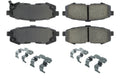 Posi-Quiet Ceramic Brake Pads with Shims and Har - 1051073 Vinyasa Automotive