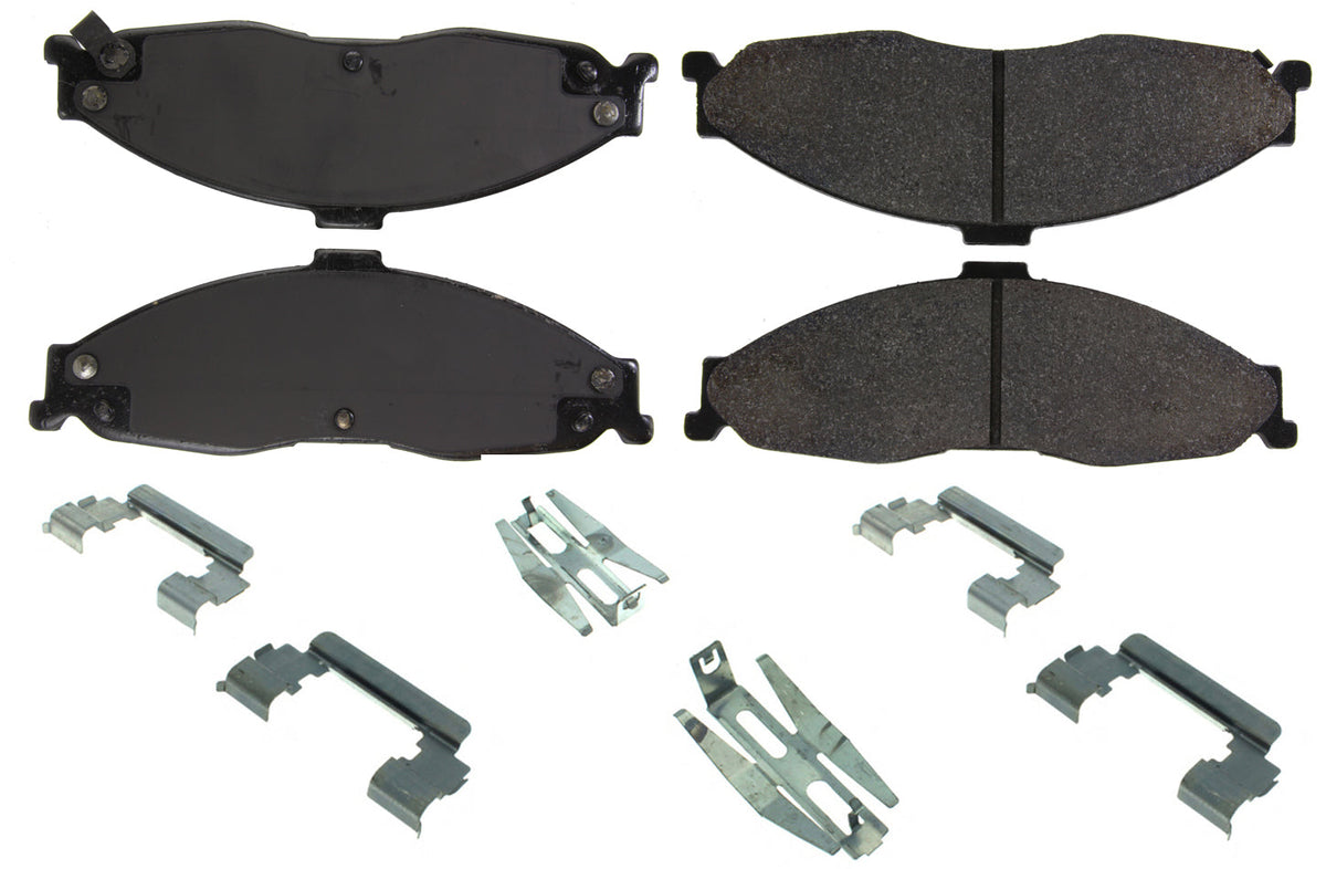 Posi-Quiet Extended Wear Brake Pads with Shims a - 1060749 Vinyasa Automotive