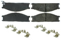 Premium Semi-Metallic Br ake Pads with Shims and - 3000333 Vinyasa Automotive