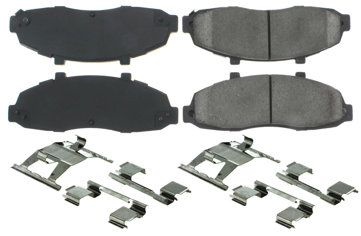 Premium Semi-Metallic Br ake Pads with Shims and - 3000679 Vinyasa Automotive
