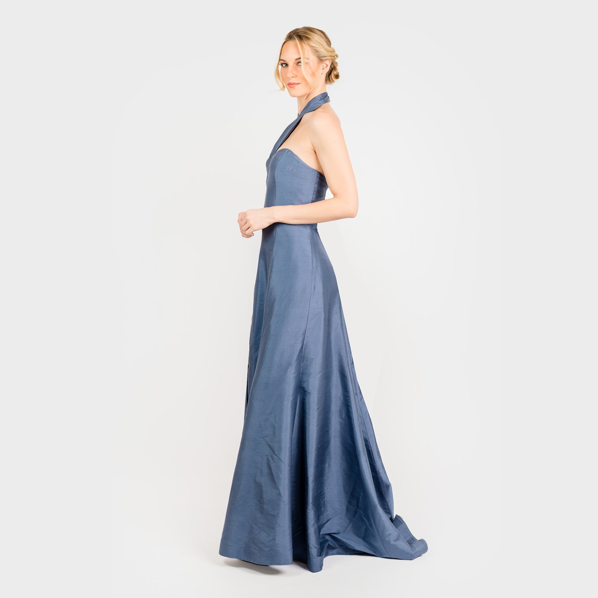 The Halterneck Classic Gown Cenia New York