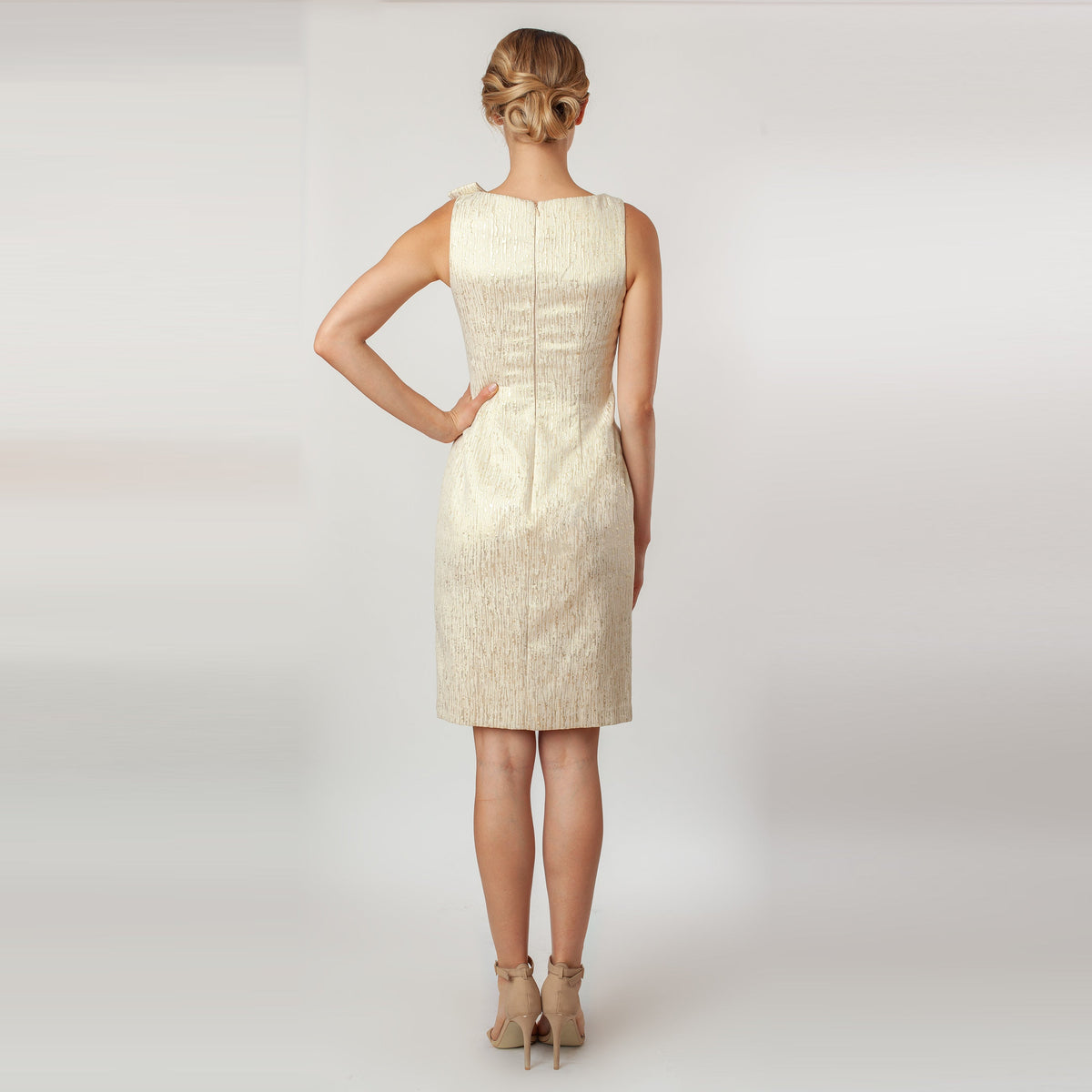 The Signature Boat Neck Bow Sheath Classic Cenia New York