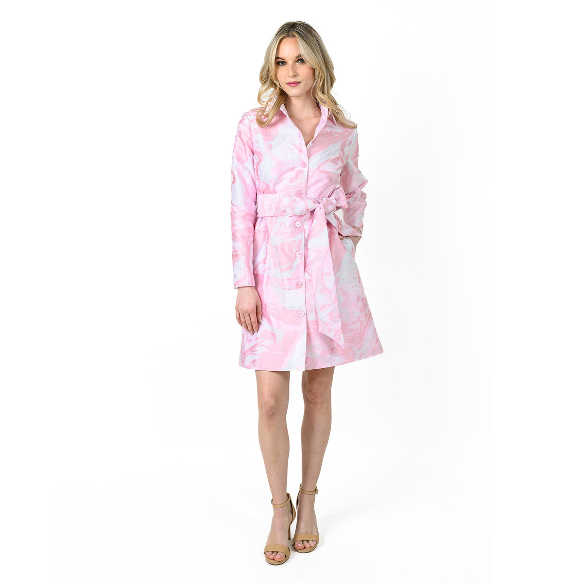 Long Sleeve Shirt Dress Cenia New York