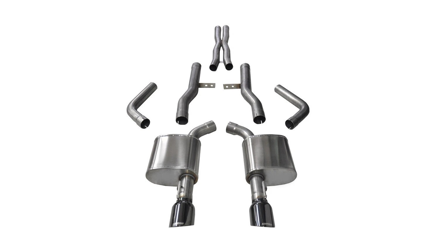 Exhaust Dodge Charger - 14996BLK Vinyasa Automotive