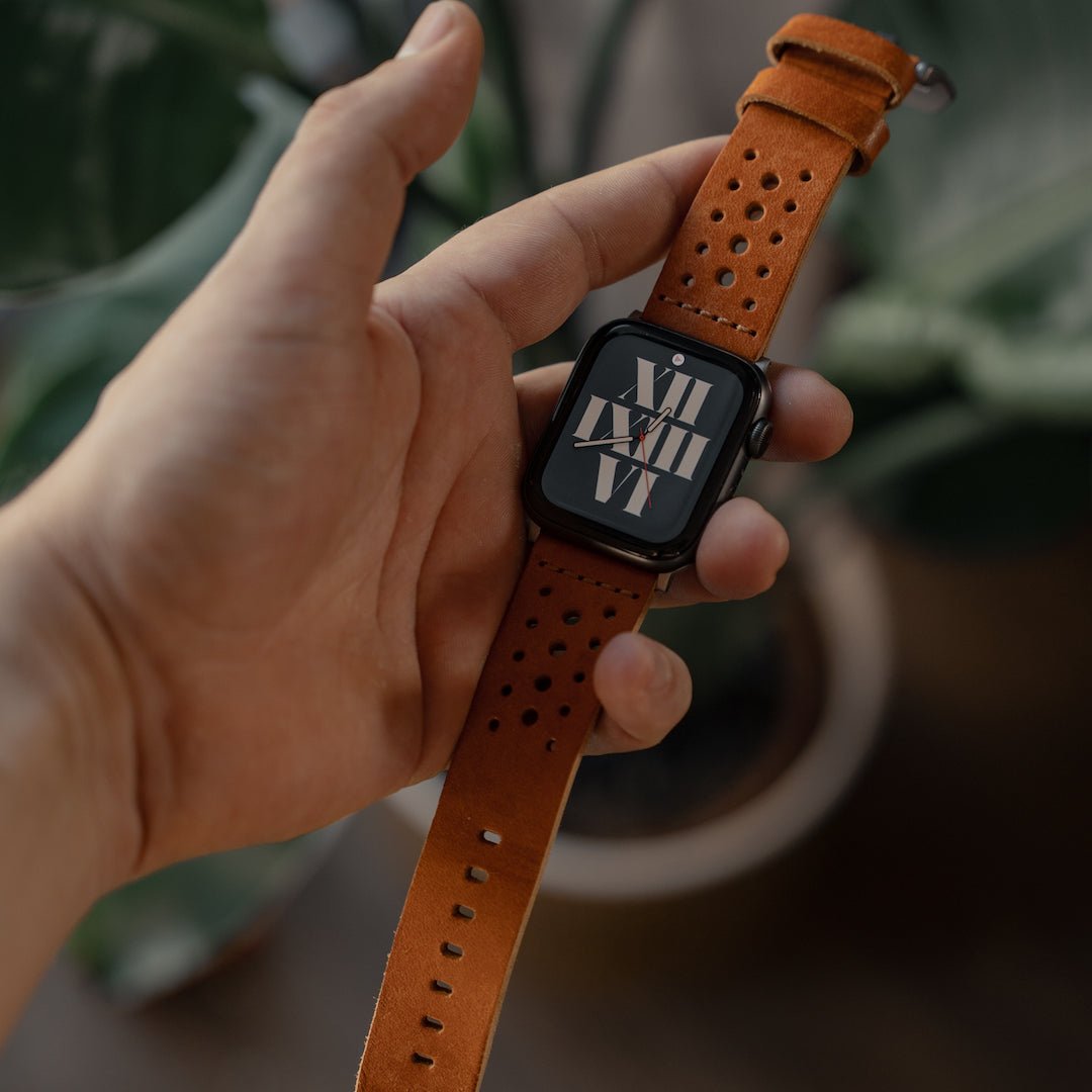 Racing Leather Strap Robust