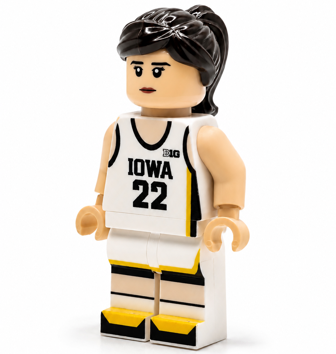 #22 IOWA Clark Basketball Player Minifig B3 Customs