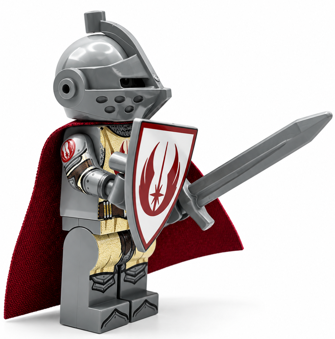 Sir Obi-Wand Minifig (Knights of the Force) B3 Customs