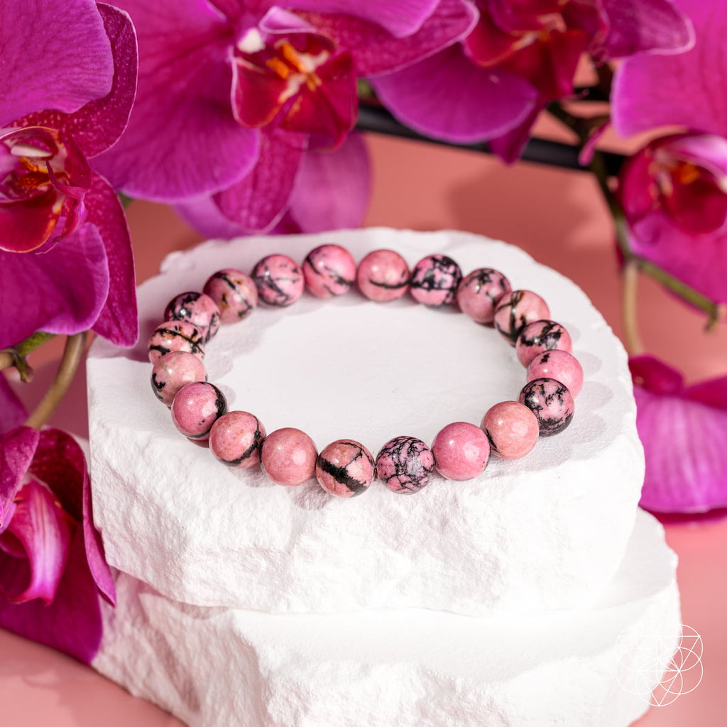 The Love Frequency – Rhodonite Bracelet of Forgiveness Conscious Items