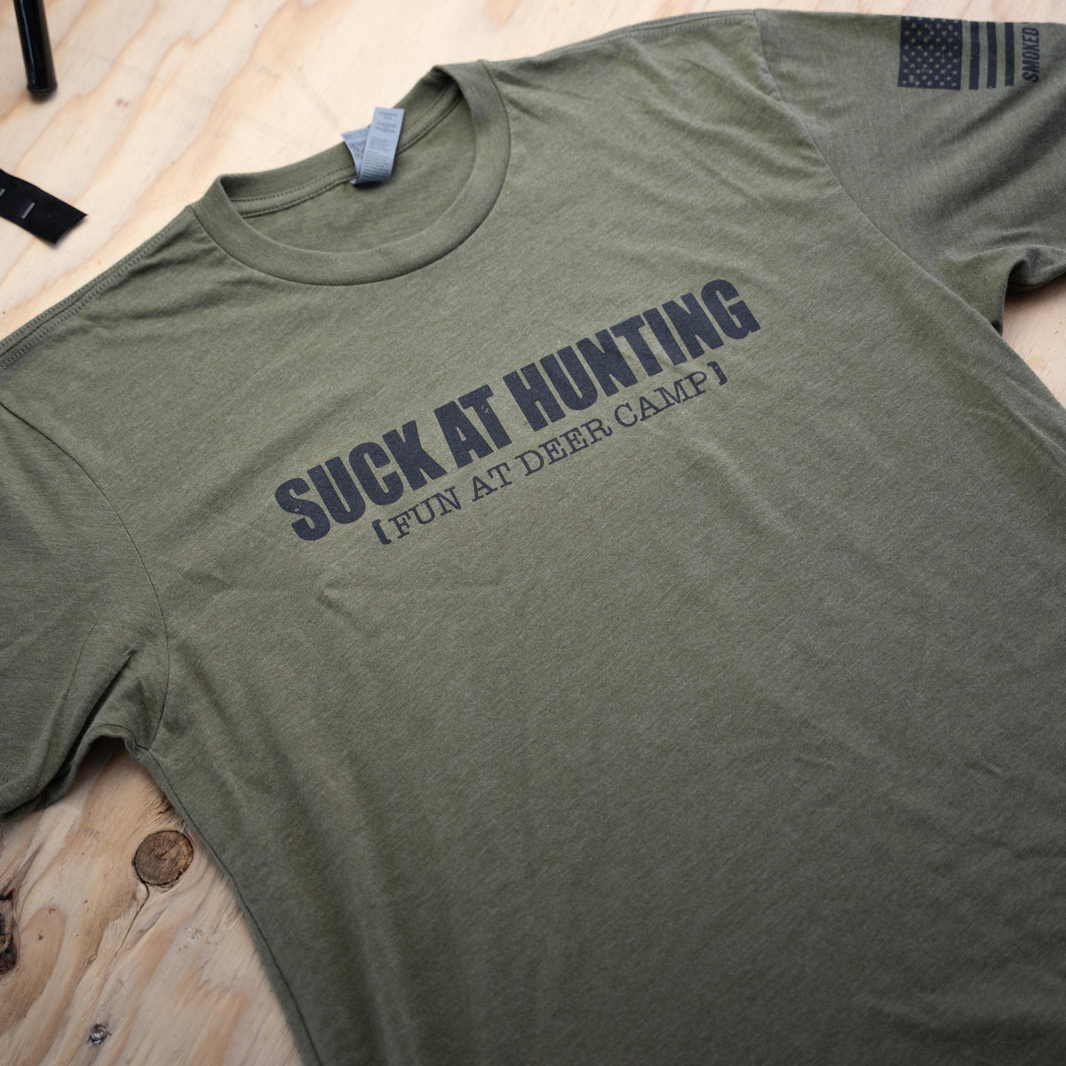 "Suck At Hunting" Tee Bow Crew Apparel - Bow Hunting Lifestyle Apparel