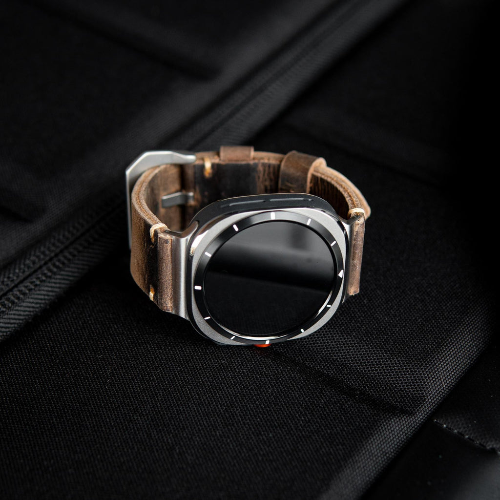 Leather Strap R01 for Samsung Galaxy Watch Ultra Robust