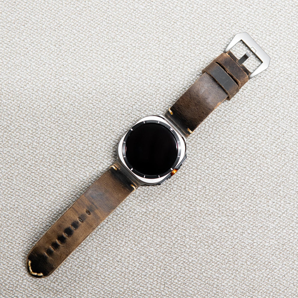 Leather Strap R01 for Samsung Galaxy Watch Ultra Robust