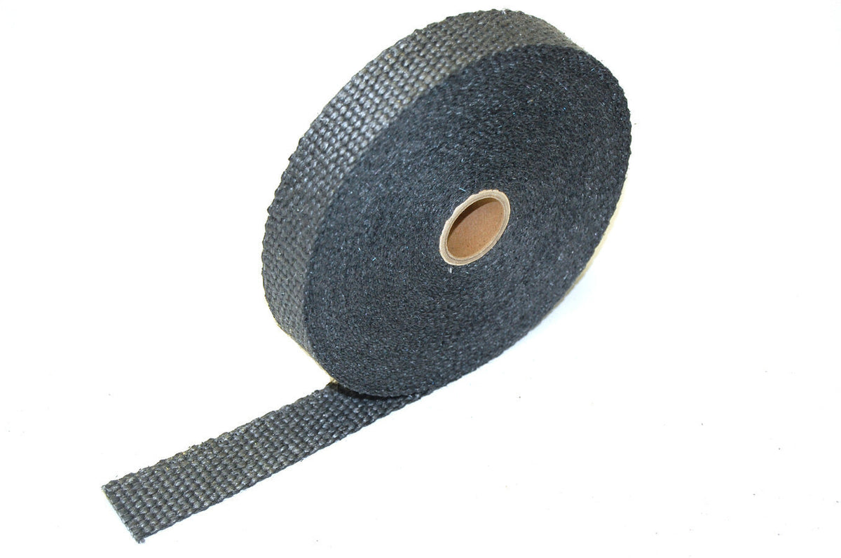1in x 50'Exhaust Wrap Black Glass - 10107 Vinyasa Automotive