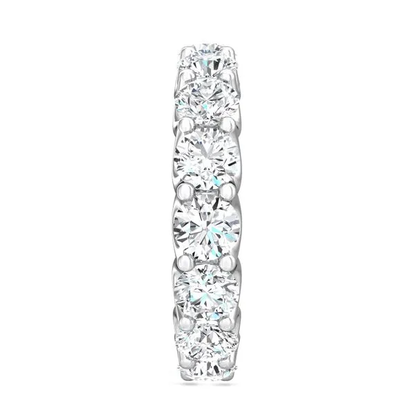 4.00 CTW AGI Certified Lab-Grown Diamond Eternity Band Ring In U-Prong Setting | G/VS Clarity | Choice of 14K White or Yellow Gold VossAgin