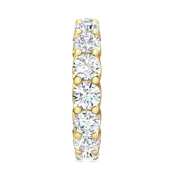 4.00 CTW AGI Certified Lab-Grown Diamond Eternity Band Ring In U-Prong Setting | G/VS Clarity | Choice of 14K White or Yellow Gold VossAgin