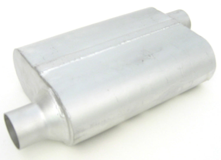 Dual Chamber Muffler 3.00in Offset/Offset Vinyasa Automotive