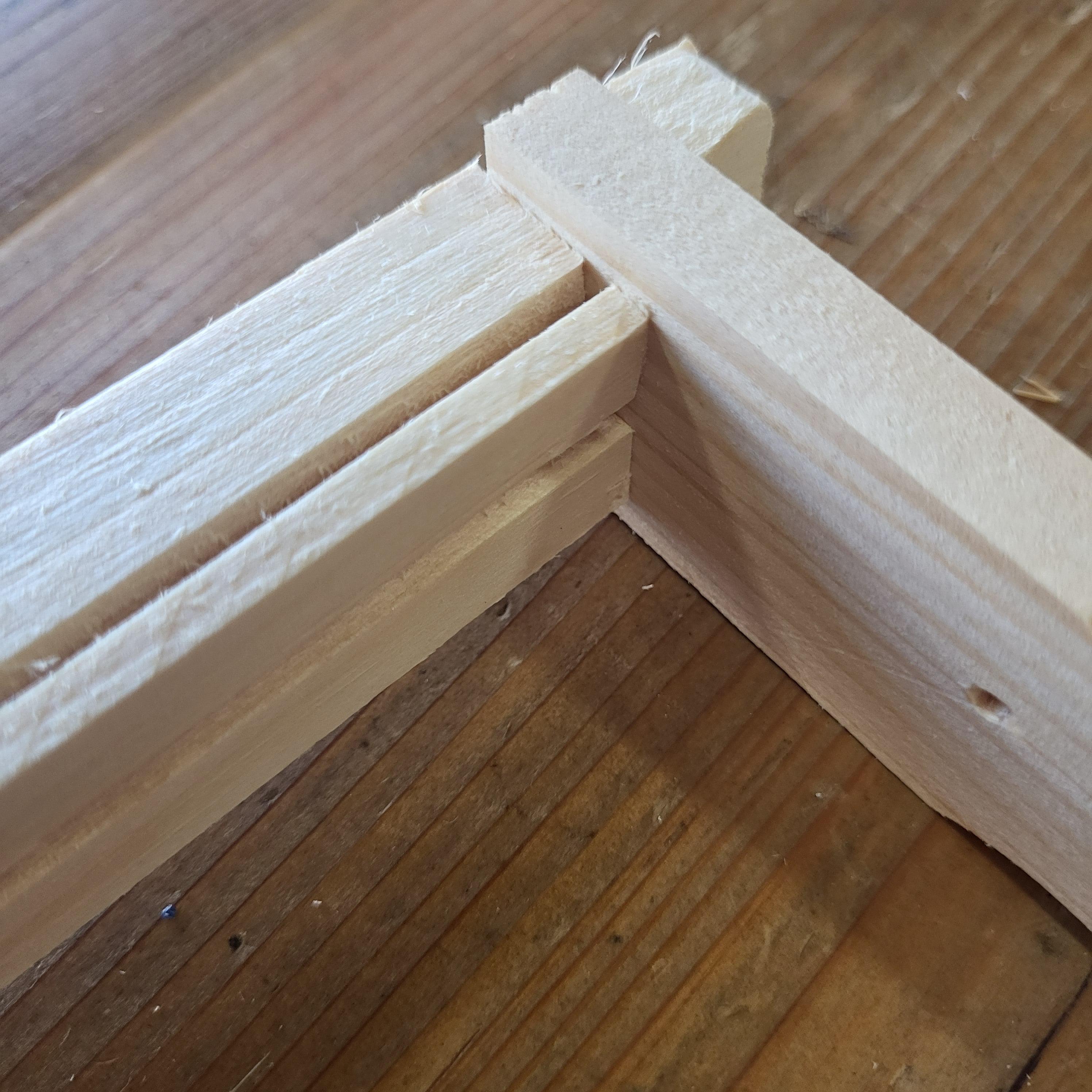 Deep 9 1/8 Inch Langstroth Frame, Wedged Top / Split Bottom with Holes Foxhound Bee Company