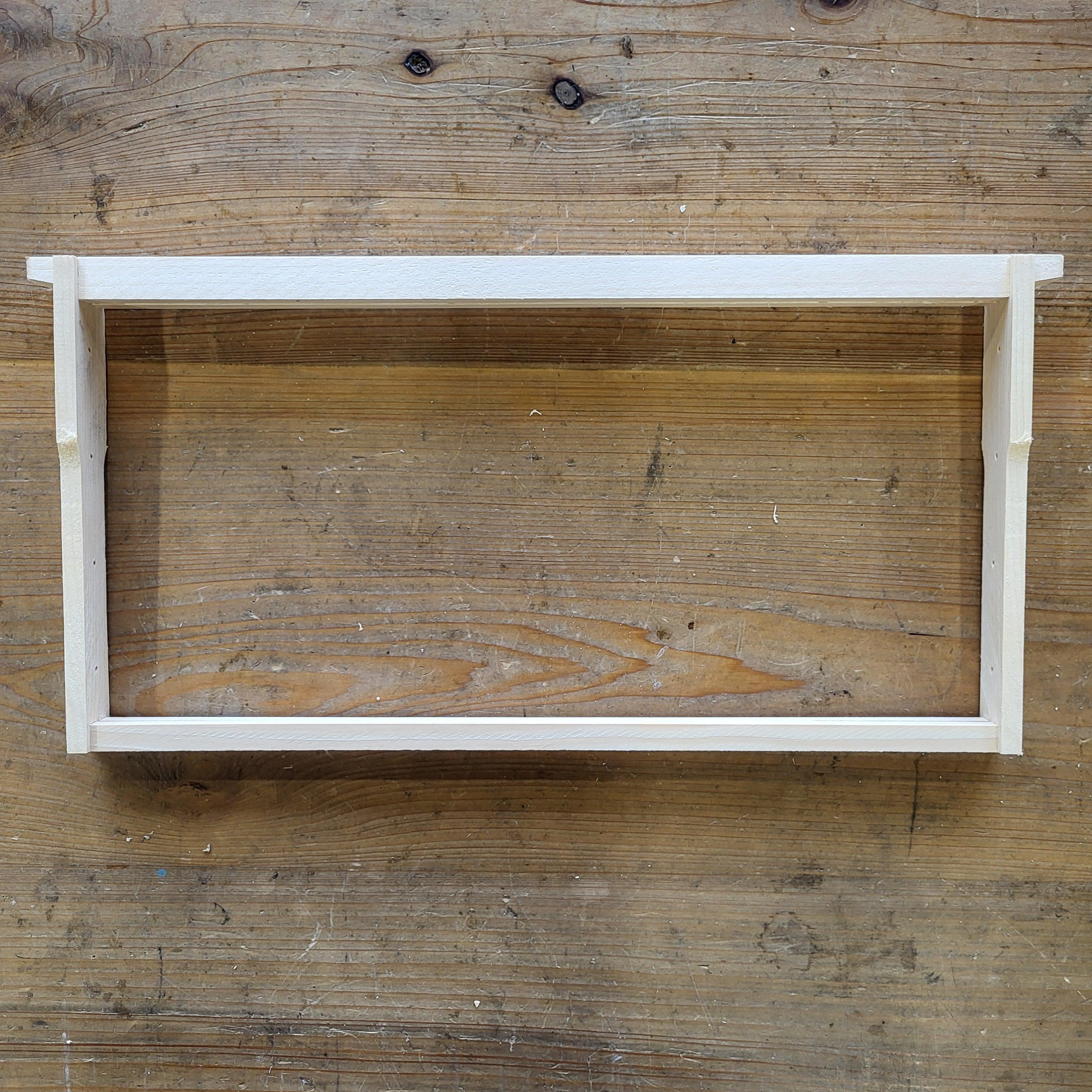 Deep 9 1/8 Inch Langstroth Frame, Wedged Top / Split Bottom with Holes Foxhound Bee Company