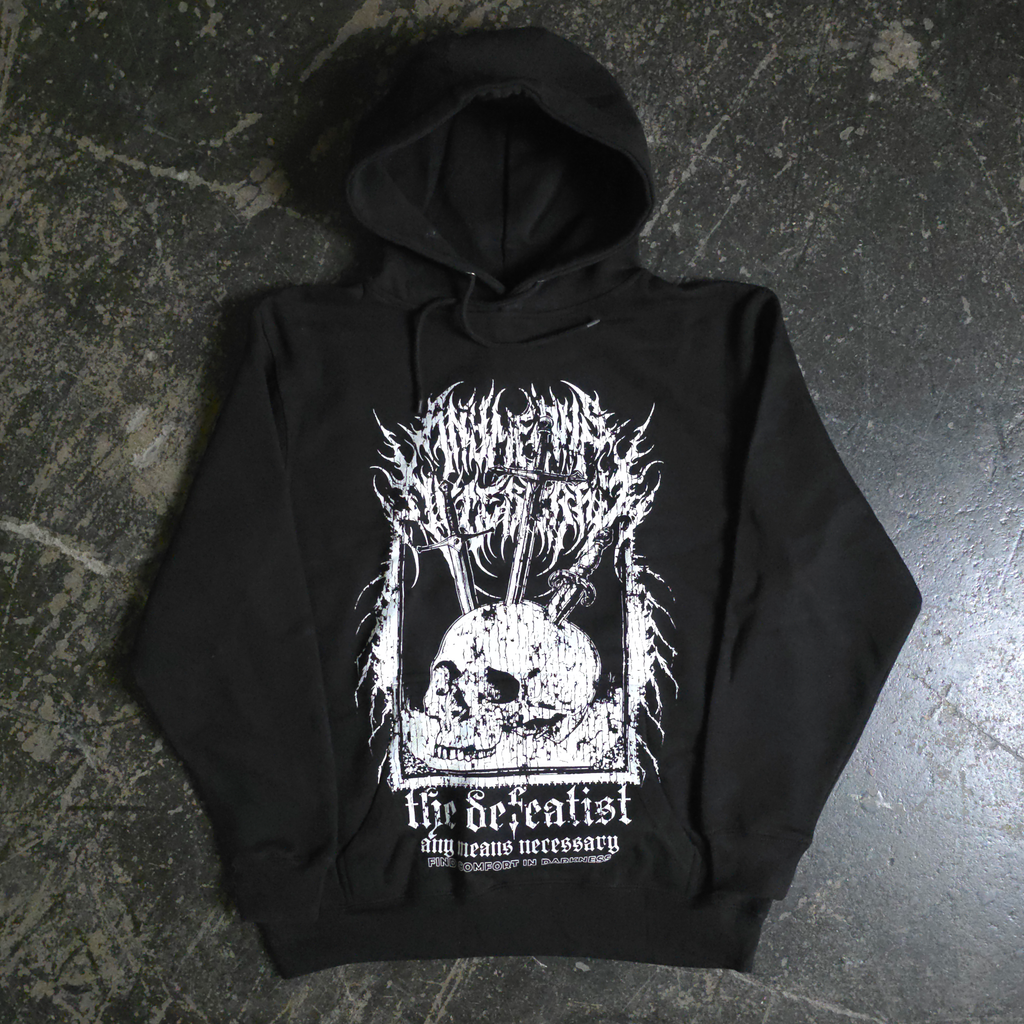 Defeatist Pullover Hoodie Any Means Necessary Clothing