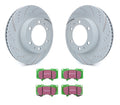 Disc Brake Pad and Rotor Kit - S3KF1128 Vinyasa Automotive