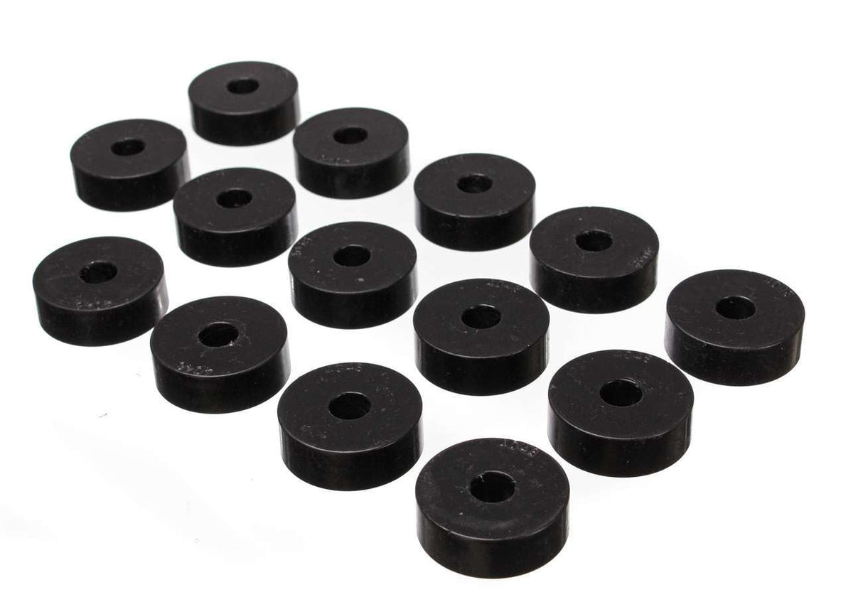 55-73 CJ Body Mounts Black Vinyasa Automotive